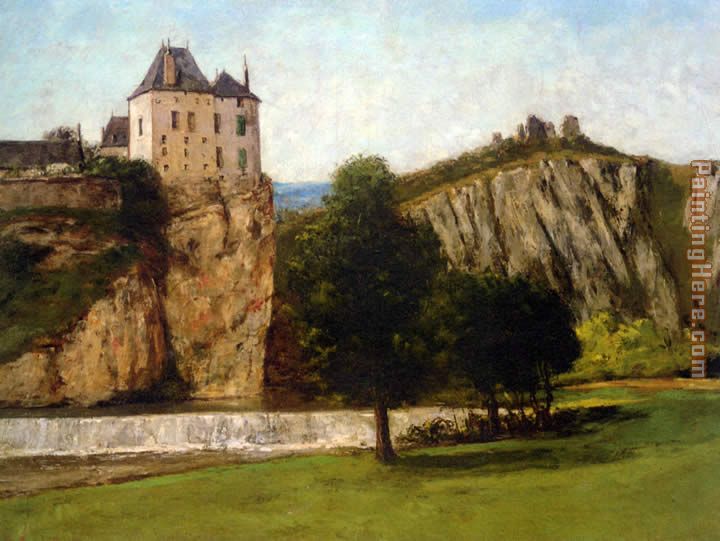 Le Chateau de Thoraise painting - Gustave Courbet Le Chateau de Thoraise art painting
